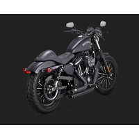 Vance & Hines V47329 PCX Shortshots Staggered Exhaust Black for Sportster 14-21