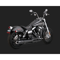 Vance & Hines V47525 Pro Pipe Exhaust Black for Dyna 12-15
