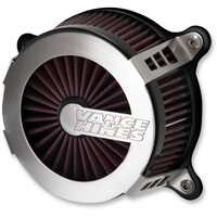 Vance & Hines V70366 VO2 Cage Fighter Air Intake Kit Brushed for Harley-Davidson Softail 18-21/Touring 17-21