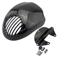 Twin Power Viper Classic Cafe Racer Style Gloss Black Fairing most Models w/39mm Tubes Headlight Grill Fits Early Fl & Fx 1973-14 Sportster 1986-Later