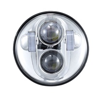 Headlight 45w 5 3/4" Daymarker Style Chrome Face New Style Suit Most H-D, Street 500 & Indian Scout ** Sale - 50% Special till sold out **