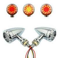 Twin Power Chrome All in One Brake & Indicators Rear Billet Light Universal use