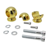 Bronze Riser Pair Custom Durable 1.25" Clamp, 1 3/4" Tall CNC Softail Dyna Sportster & Custom Use