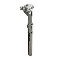 X TECH SUSPENSION SEAT POST ALLOY 350mm SILVER 27.2mm BICYCLE - AUSSIE SELLER