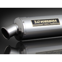 Yoshimura Cyclone/Street Series Sports Stainless Slip-On Muffler w/Stainless Sleeve for Hyosung GT250R 06-09