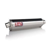 Yoshimura Race Series TRS Stainless Slip-On Muffler w/Stainless Sleeve/Stainless End Cap for Suzuki SV650/S 04-10