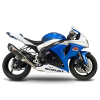 Yoshimura Race Series R-77 Stainless Full Exhaust System w/Carbon Sleeve/Carbon End Cap for Suzuki GSX-R1000 09-11