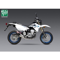 Yoshimura Signature Series RS-4 Stainless Full Exhaust System w/Carbon Sleeve/Carbon End Cap for Suzuki DR-Z400S/SM 00-20