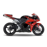 Yoshimura Race Series RS-5 Stainless Full Exhaust System w/Stainless Sleeve/Carbon End Cap for Honda CBR600RR 09-20