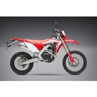 Yoshimura Race Series RS-4 Stainless Full Exhaust System w/Aluminum Sleeve/Carbon End Cap for Honda CRF450L/X 19-21