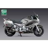 Yoshimura Signature Series R-77 Stainless Slip-On Dual Mufflers w/Carbon Sleeve/Carbon End Cap for Yamaha FJR1300A 13-20