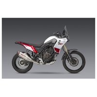 Yoshimura Race Series RS-12 Stainless Full Exhaust System w/Stainless Sleeve/Carbon End Cap for Yamaha Tenere 700 2021