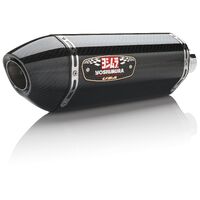 Yoshimura Signature Series R-77 Stainless Slip-On Muffler w/Carbon Sleeve/Carbon End Cap for KTM 690 Duke 13-15