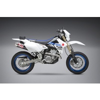 Yoshimura Street Series RS-2 Stainless Full Exhaust System w/Carbon Sleeve/Stainless End Cap for Suzuki DR-Z400S/SM 00-20