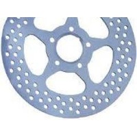 Zodiac Z144637 Rear Disc Rotor 5 Point Stainless Steel for Harley 1981-Up