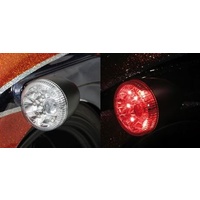 Zodiac Z161132 Black Pathfinder Amber Indicator  & Red LED Rear Light Tail / Brake