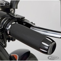 Zodiac Z354107 Panorama Grips Black Contrast for Touring 08-Up (Fly-By-Wire Throttle)
