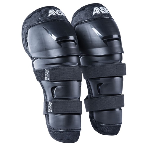 Answer 2023 Pee Wee Black Knee Guards