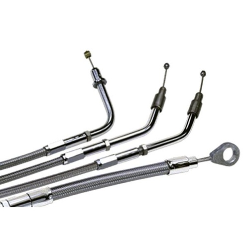 Barnett 102-31-10002 Stainless Steel w/Clear Coat Clutch Cable for Buell S3/X1/S1/M-2 96-98 Models