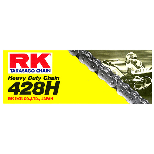 RK Racing 12-481-102 Heavy Duty Chain 428H-428HSB 102 Link