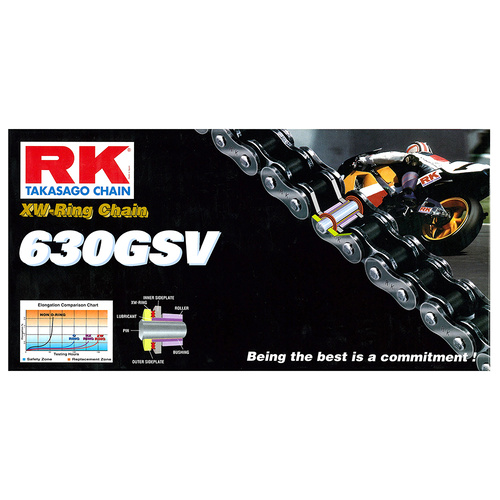RK Racing 12-637-102 Chain 630GSV - 102 Link