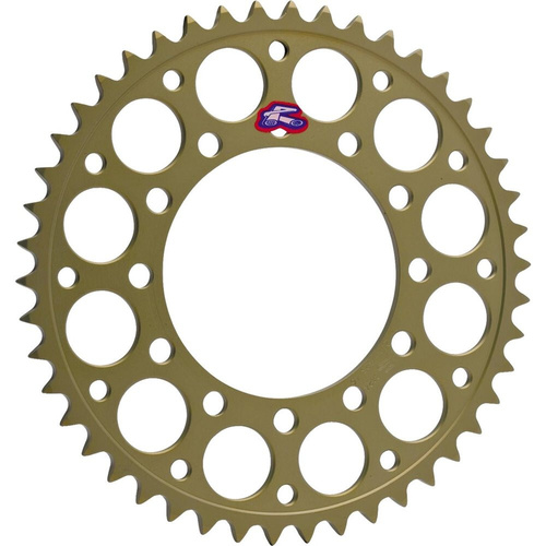 Renthal 124B52042G Ultralight Grooved 42T Rear Sprocket Hard Anodised (520 Pitch)