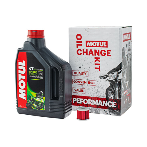 Motul 16-900-24 Performance Oil Change Kit for Kawasaki KX450F 06-15