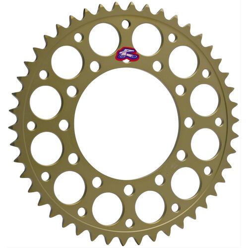 Renthal 210U52043PHA Ultralight Grooved Road 43T Rear Sprocket Hard Anodised (520 Pitch)