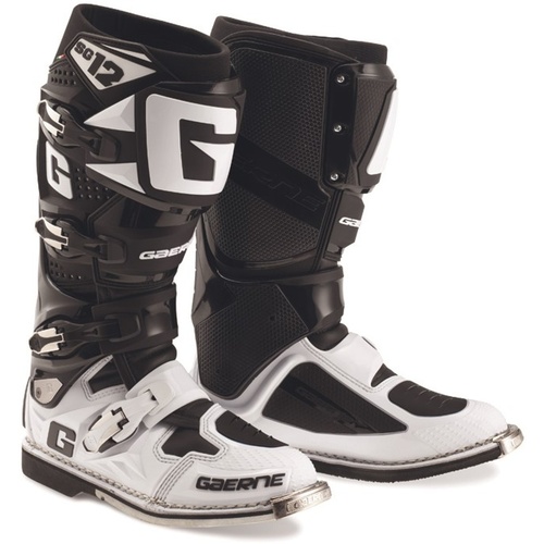 Gaerne SG-12 Black/White Boots [Size:9]