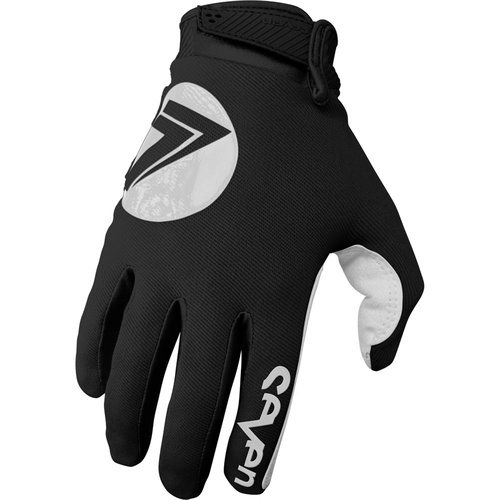 Seven Annex 7 Dot Black Gloves [Size:SM]