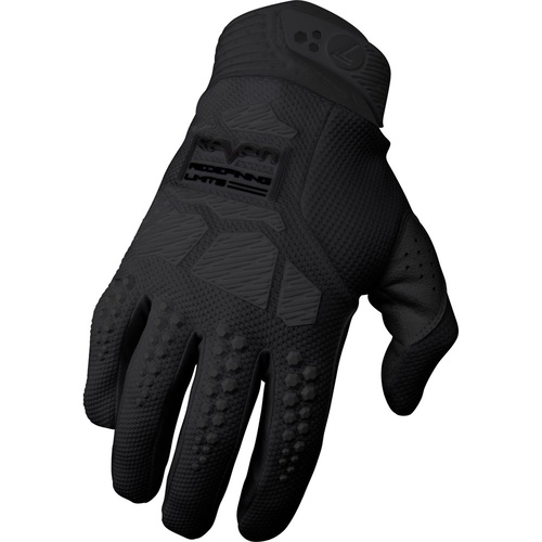 Seven Rival Ascent Black/Black Gloves [Size:SM]