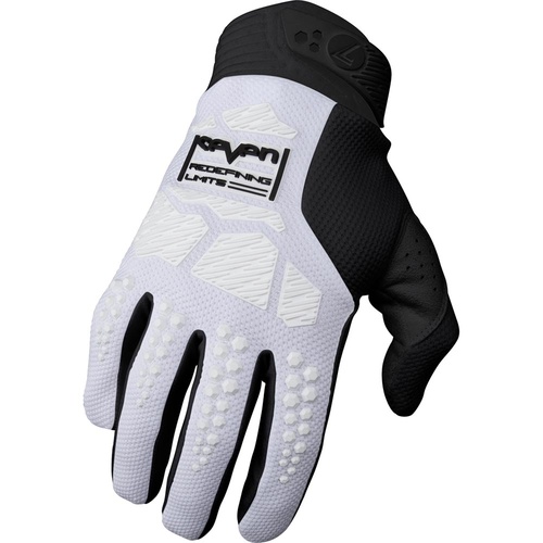 Seven Rival Ascent White/Black Gloves [Size:SM]