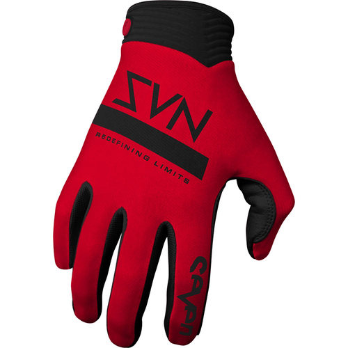Seven Zero Contour Red Gloves [Size:SM]