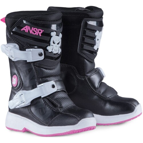 Answer 2023 Pee-Wee Black/Pink Boots [Size:10]