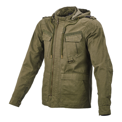 Macna Combat Green Textile Hoodie Jacket [Size:MD]