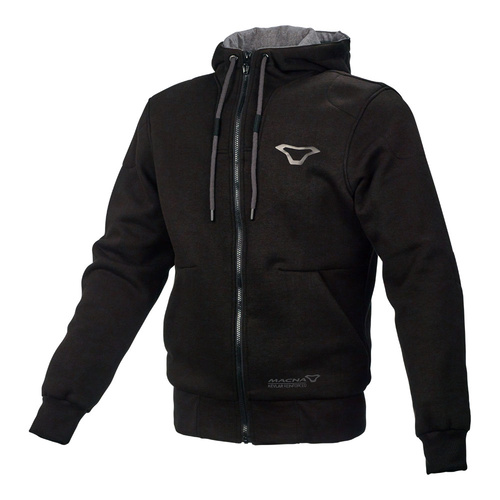 Macna Nuclone Black Textile Hoodie Jacket [Size:SM]