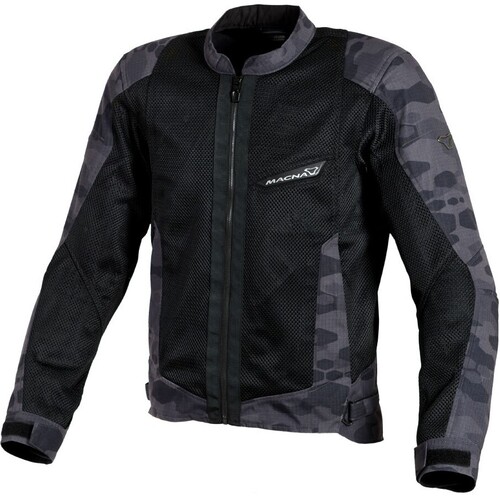 Macna Velocity Black/Camo Textile Jacket [Size:SM]