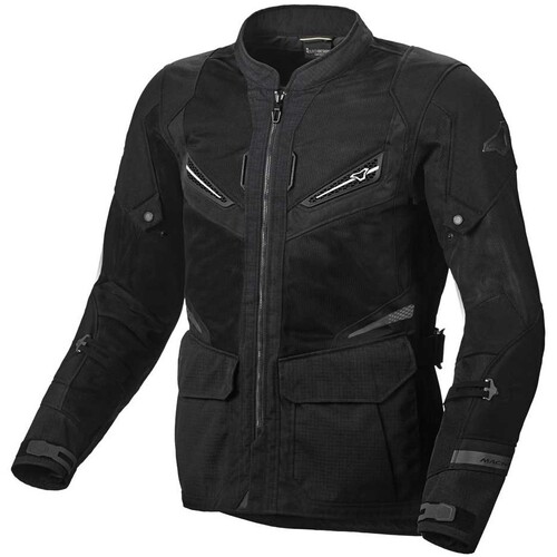 Macna Aerocon Black Textile Hoodie Jacket [Size:SM]