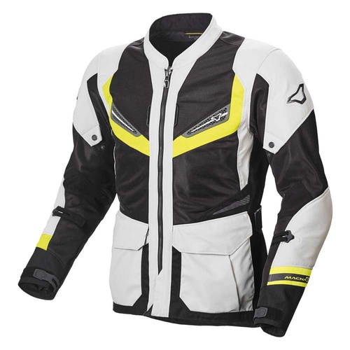 Macna Aerocon Night Eye/Fluro Yellow Textile Hoodie Jacket [Size:SM]