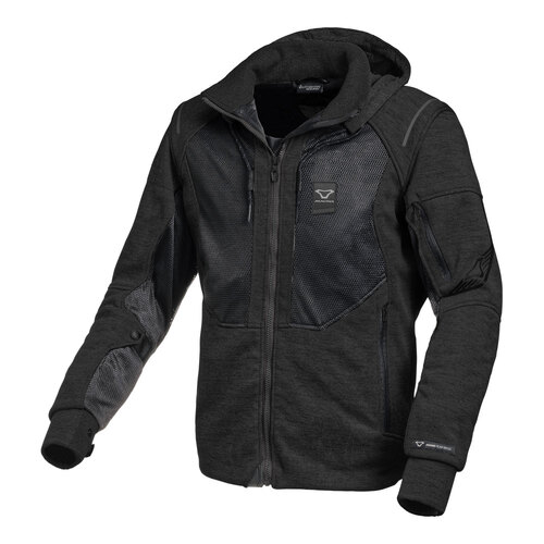 Macna Breeze Black Hoodie Jacket [Size:SM]