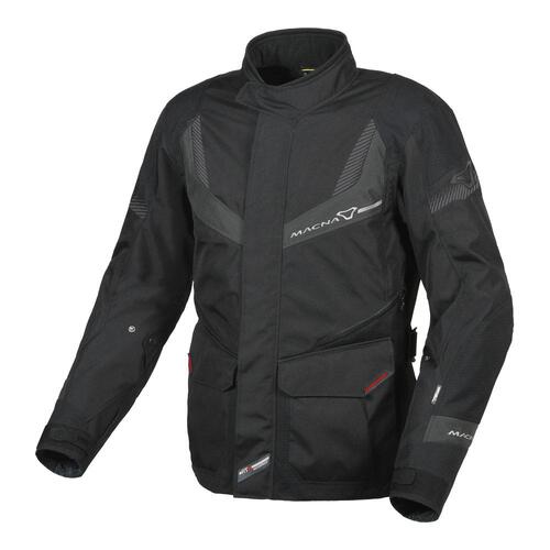 Macna Rancher Black/Grey Textile Jacket [Size:SM]