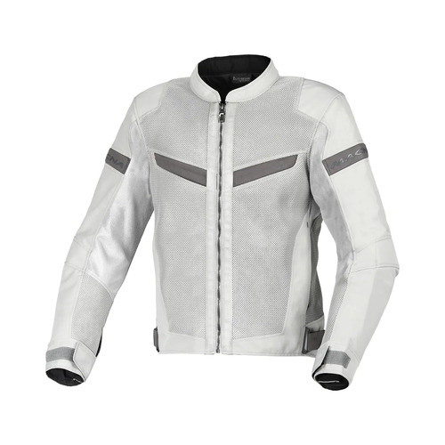 Macna Velotura Light Grey Textile Jacket [Size:SM]