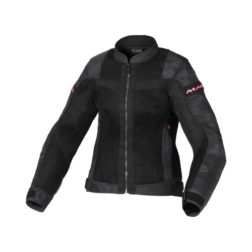 Macna Velotura Black/Grey/Camo Textile Womens Jacket [Size:SM]