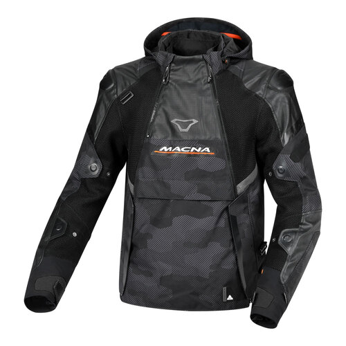 Macna Bradical Black/Orange Hoodie Jacket [Size:SM]