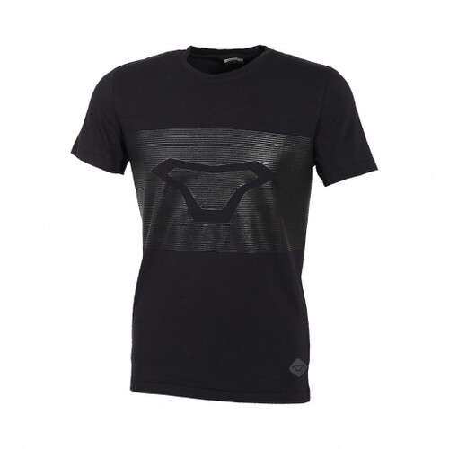 Macna Striper Black T-Shirt [Size:SM]