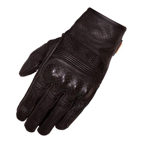 Merlin Shenstone Mesh D3O Black Heritage Gloves [Size:SM]