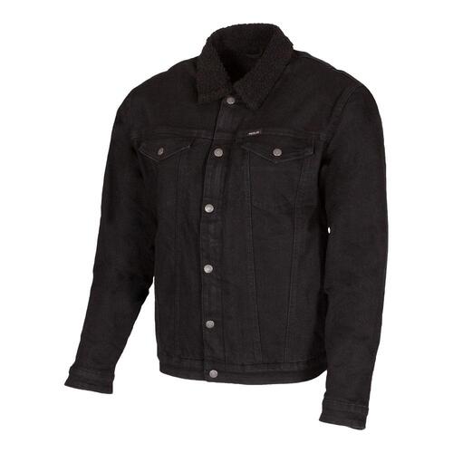 Merlin Sherpa D3O Black Stretch Denim Jacket [Size:SM]