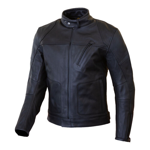 Merlin Gable D3O Waterproof Black Leather Jacket [Size:SM]