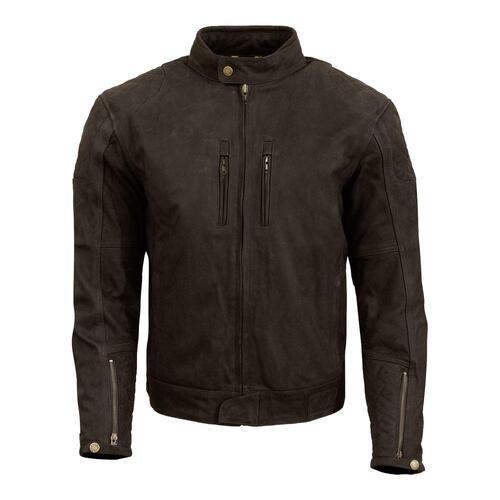 Merlin Stockton D3O Brown Leather Jacket [Size:SM]