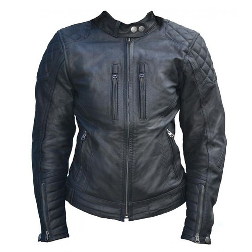 Merlin Mia D3O Black Womens Leather Jacket [Size:XS]